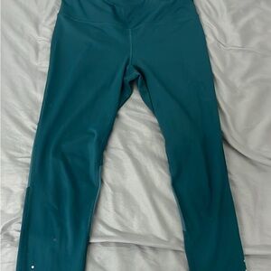 Teal High-Waisted Leggings